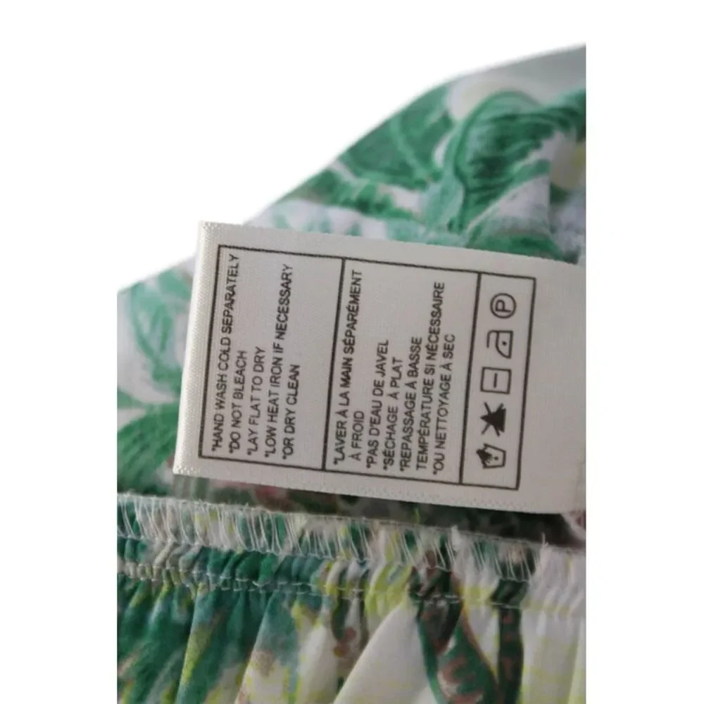BB Dakota Womens Textured Elastic Waistband Floral Shorts White Size XS